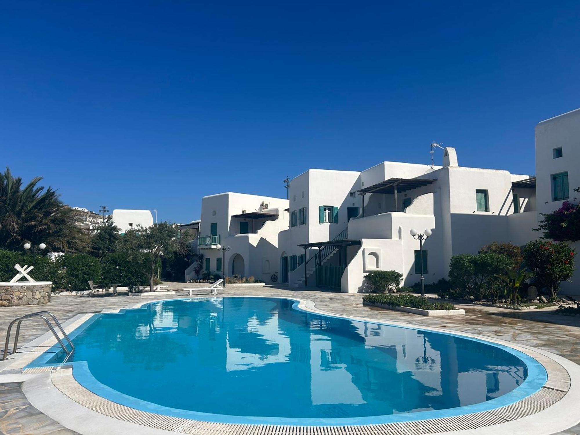 Luxury House With Swimming Pool In Ornos Mykonos Vila Exterior foto