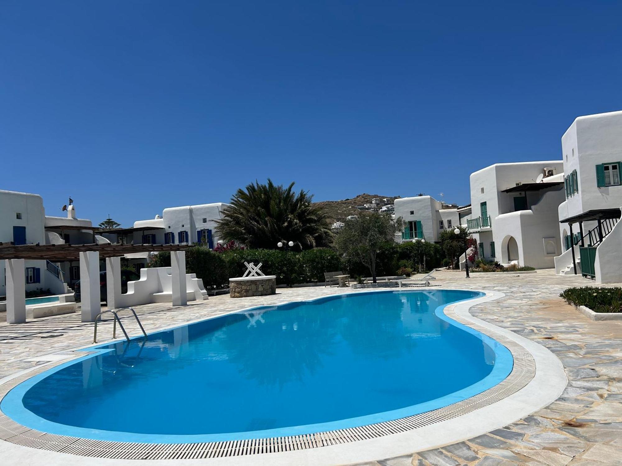 Luxury House With Swimming Pool In Ornos Mykonos Vila Exterior foto